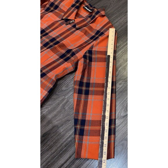 Sag Harbor Blanket Fringe Skirt Sz 16 & Crop Jacket Red Plaid - Picture 16 of 16